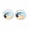 Transparent Printed Acrylic Pendants KY-S163-301-2