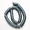 Electroplate Non-magnetic Synthetic Hematite Beads Strands G-F300-17A-07-2