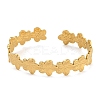 Real 18K Gold Plated 304 Stainless Steel Cuff Bangles LS-BJEW-L695-001G-04-2