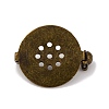 Brass Brooch Pin Findings X-KK-D266-01AB-1