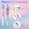 10Pcs ABS Plastic & Iron Ball-Point Pen AJEW-FS0001-41F-2