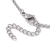 Non-Tarnish 3Pcs 3 Styles 304 Stainless Steel Macrame Pouch Necklace Makings NJEW-JN04901-02-6