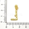 Rack Plating Brass Micro Pave Cubic Zirconia European Dangle Charms KK-L210-015G-L-3