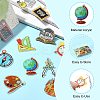 28Pcs 14 Styles Teachers' Day Double-sided Printed Acrylic Pendants OACR-CJ0002-13-3