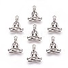 Tibetan Style Alloy Pendants TIBEP-A36593-AS-NR-1