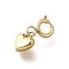 Heart 304 Stainless Steel Pendant Decorations STAS-H202-12G-02-2