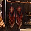Bohemian Handmade Glass Seed Beads Dangle Earrings EM1640-1