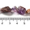 Raw Rough Natural Purple Phantom Quartz Purple Lodolite Quartz Beads Strands G-P528-B06-02-4