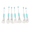7Pcs Plastic & Silicone Cleaning Brushes PL-CBA26FF-01C-1