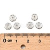 Brass Rhinestone Spacer Beads X-RB-A014-Z6mm-01S-2