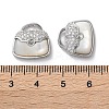 Brass Micro Pave Cubic Zirconia Peg Bails Pendants KK-C079-08P-3