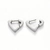 Tarnish Resistant 304 Stainless Steel Huggie Hoop Earrings STAS-S103-20P-2