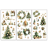 3 Sheets 3 Styles PVC Waterproof Decorative Stickers DIY-WH0404-169-1