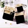 30Pcs 3 Style Rectangle Velvet Jewelry Bag TP-LS0001-03-5