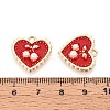 Alloy Enamel Pendants PALLOY-T092-37G-03-3
