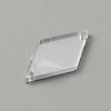 Rhombus Acrylic Mirror Sew on Rhinestone FIND-WH0155-029A-2