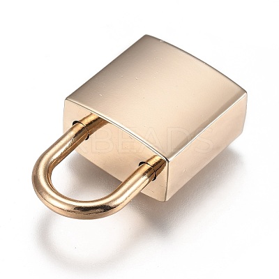 Rectangle Alloy Padlock Mini Lock with Key PALLOY-H191-02G-1