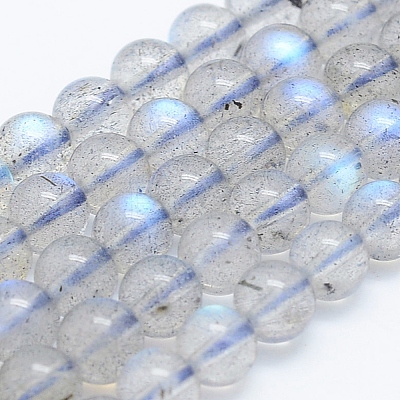 Natural Labradorite Beads Strands G-J373-14-5mm-1