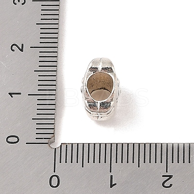 Tibetan Style Alloy European Beads TIBE-Q090-62AS-1