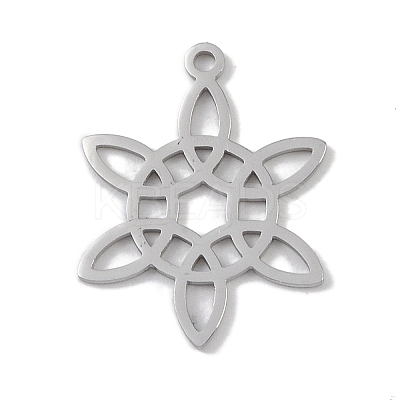 Non-Tarnish 304 Stainless Steel Pendants STAS-B062-03P-1