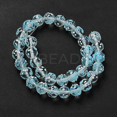 Handmade Bumpy Lampwork Beads LAMP-E023-12-1