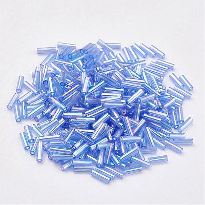 Glass Bugle Beads SEED-E001-12mm-166-1