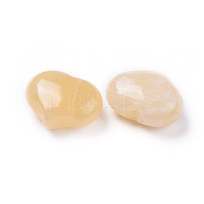 Natural Mixed Gemstone Heart Palm Stone G-F659-AM02-1