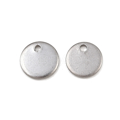 Tarnish Resistant 201 Stainless Steel Stamping Blank Tag Pendants STAS-Q025-1-1