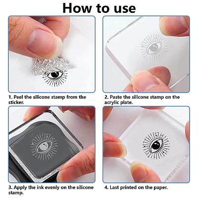 PVC Plastic Clear Stamps DIY-WH20051-006-1