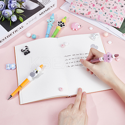 DIY Animal Beaded Pen Making Kit DIY-SC0023-10-1