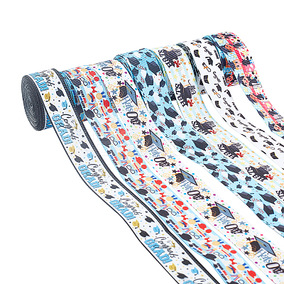 35 Yards 7 Patterns Polyester Ribbon OCOR-GA0001-17-1