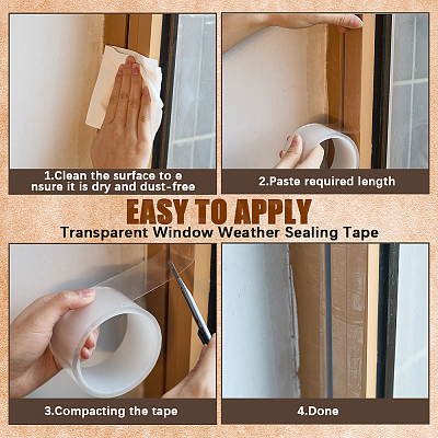 PET Adhesive Tape for Door AJEW-WH20006-122C-1