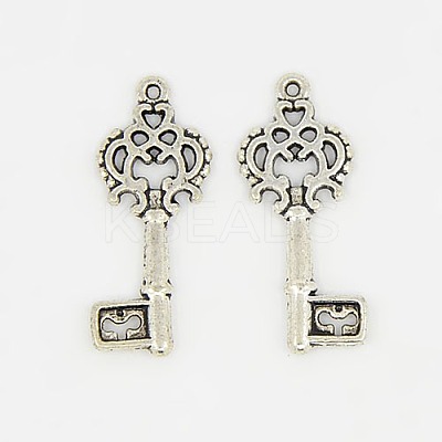 Tibetan Style Alloy Pendants TIBEP-22482-AS-RS-1