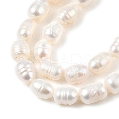 Natural Cultured Freshwater Pearl Beads Strands PEAR-I007-01B-02B-02-1