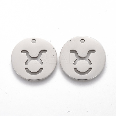 Tarnish Resistant 201 Stainless Steel Pendants STAS-Z001-B-07P-1