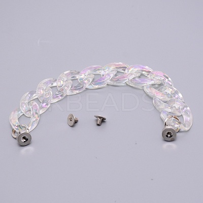 Acrylic Beads Phone Case Chain AJEW-WH0235-11-1