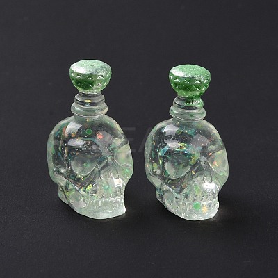 Dummy Bottle Transparent Resin Cabochon RESI-E025-04B-1