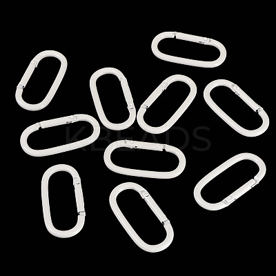 10Pcs Alloy Spring Gate Rings FIND-TA0009-25G-1