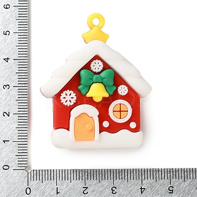 Christmas Theme PVC Plastic Pendants LS-FIND-I059-01C-1
