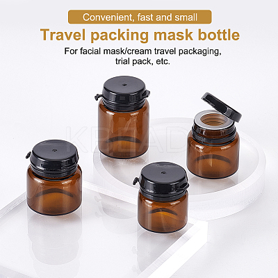 Glass Portable Cream Jar MRMJ-WH0064-48A-1