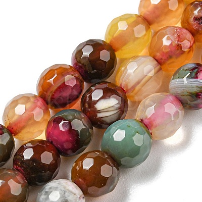 Natural Agate Beads Strands G-C082-A01-M-1