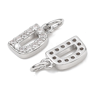 SHEGRACE Brass Micro Pave Clear Cubic Zirconia Pendants XGRQ29012-394P-D-1