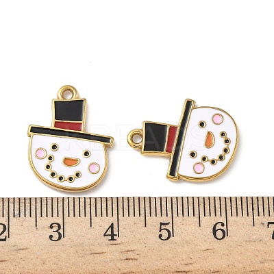 304 Stainless Steel Enamel Pendants STAS-L300-012G-14-1