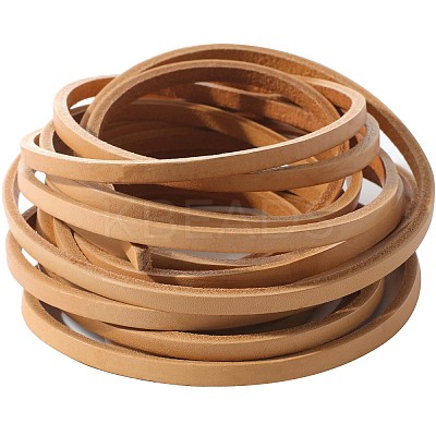 Flat Cowhide Leather Cord WL-GF0001-10B-01-1