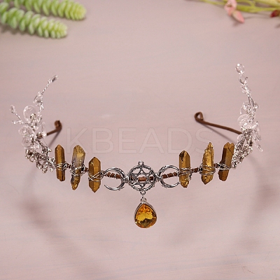 Triple Moon Metal Hair Bands PW-WG72751-02-1