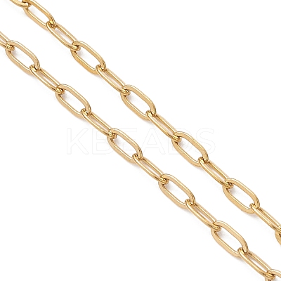 2.5MM 304 Stainless Steel Paperclip Chain Necklace Making AJEW-JB01496-02-1
