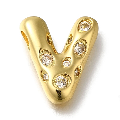 Brass with Cubic Zirconia Pendants KK-Q818-03V-G-1
