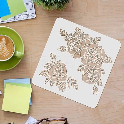 Plastic Reusable Drawing Painting Stencils Templates DIY-WH0172-389-1