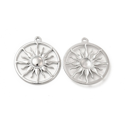 Non-Tarnish 304 Stainless Steel Pendants STAS-B032-29P-1