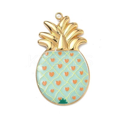 304 Stainless Steel Pendants STAS-C174-06G-02-1